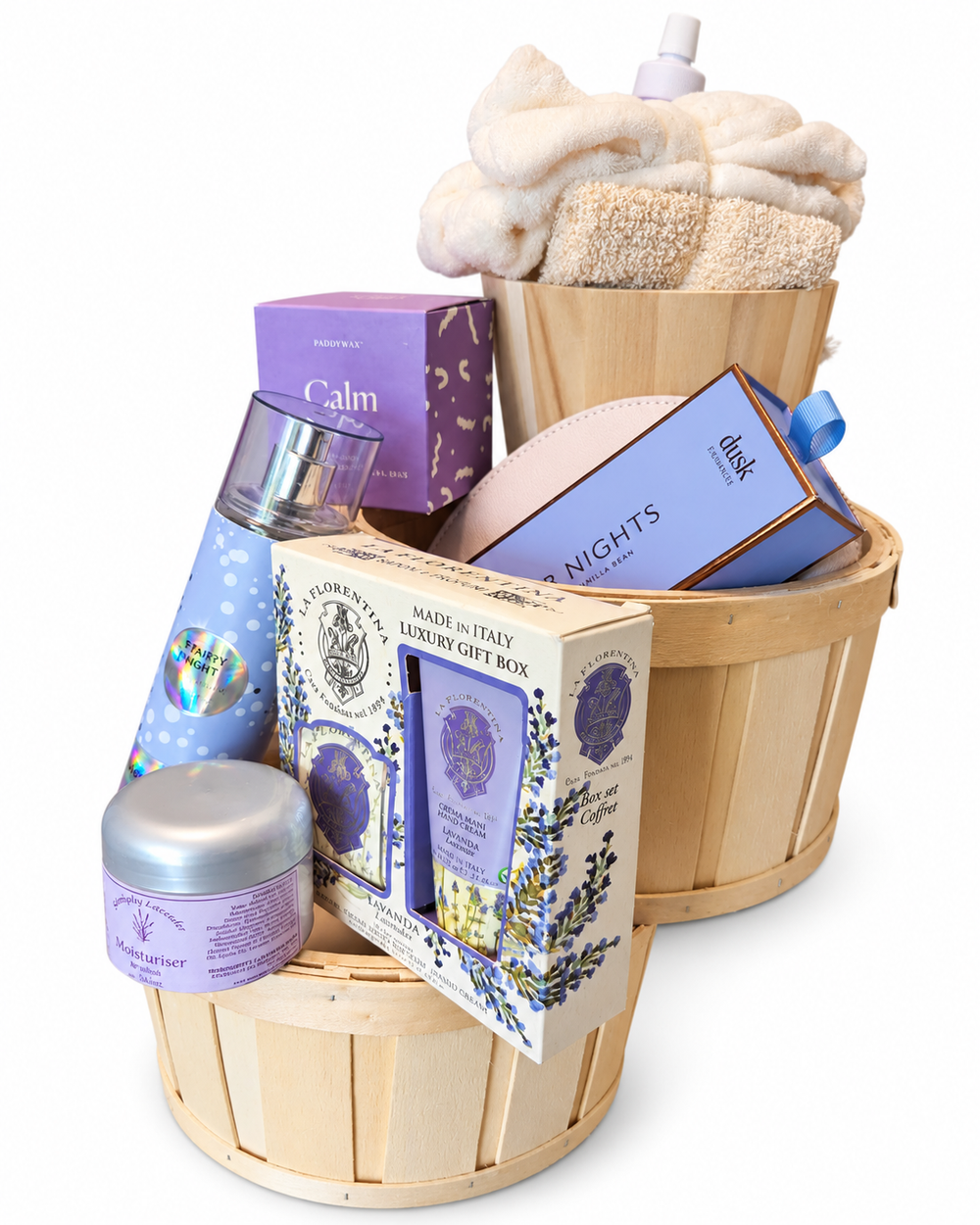 Lavender relaxation gift from a previous BasketsBliss customer order.